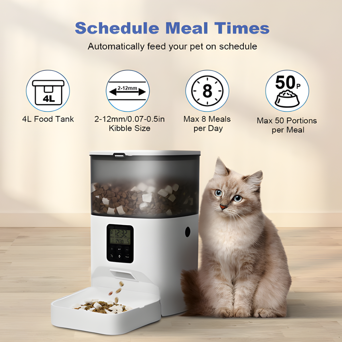 PalPaws™ 4KG Automatic Cat Feeder