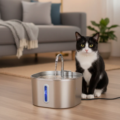 PalPaws™ Stainless Steel Water Fountain