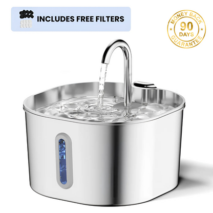 PalPaws™ Stainless Steel Water Fountain